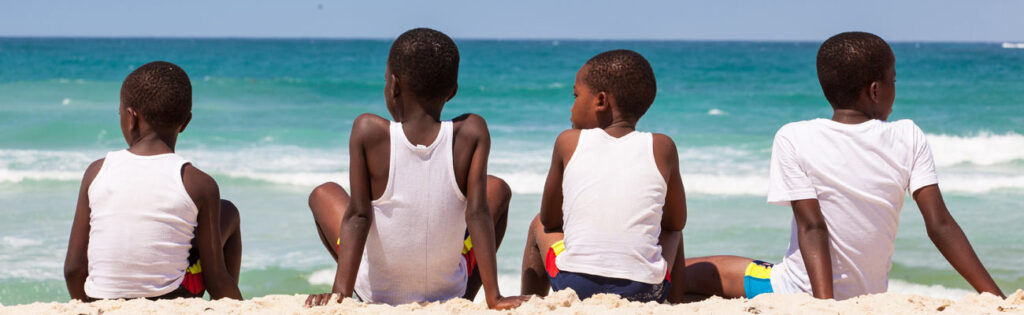 Bambini spiaggia